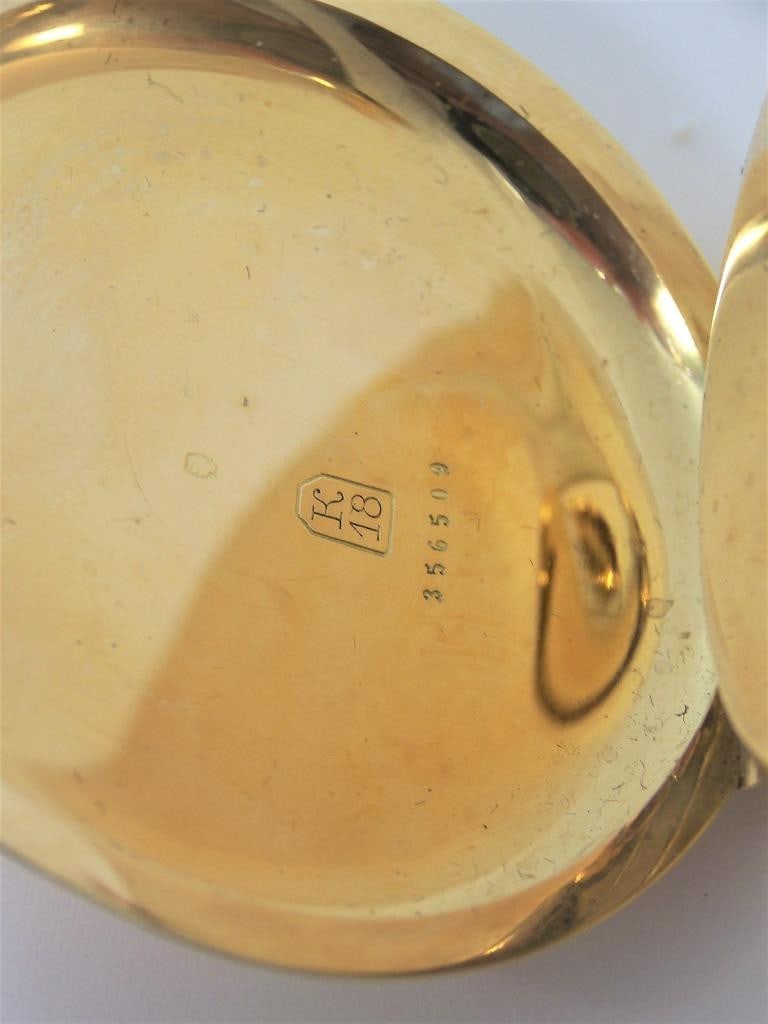 Antique Solid & Heavy 18K Minute Repeater watch with FULL HUNTER Case* EXLNT - 7