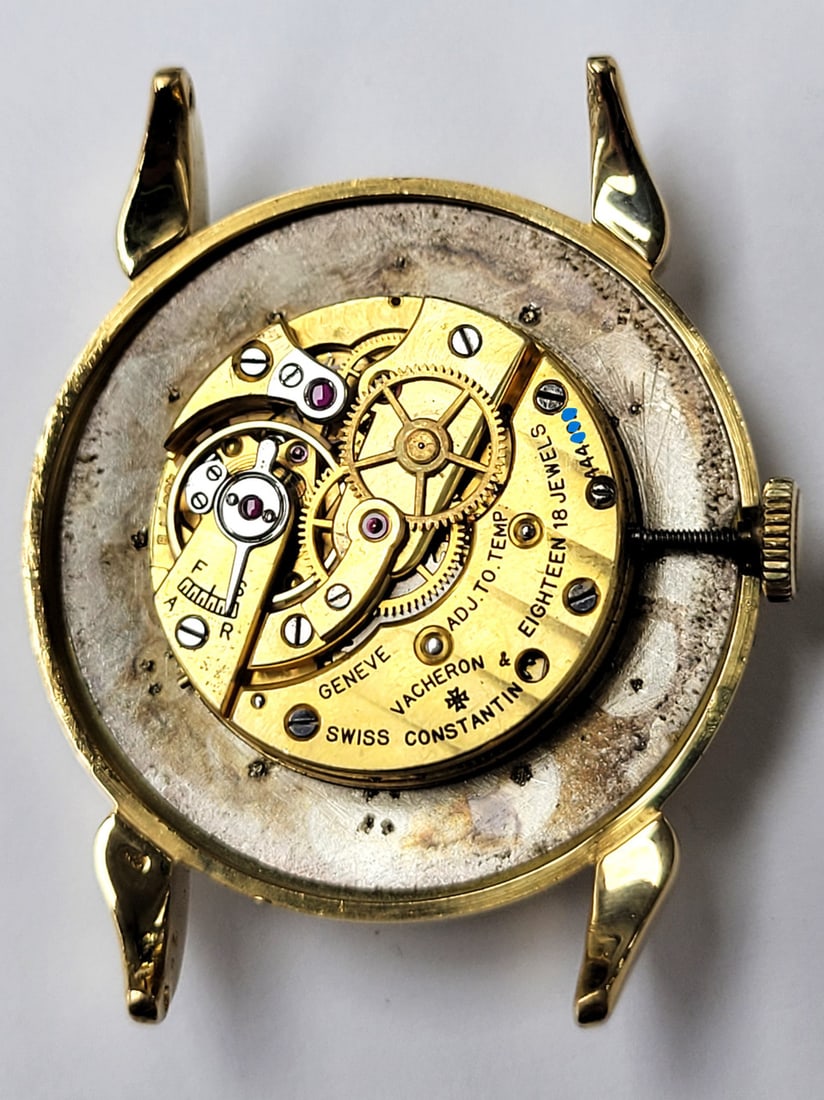 Vintage 18k VACHERON CONSATNTIN Winding Watch c.1940s Cal 466/1B* EXLNT* RARE - 9