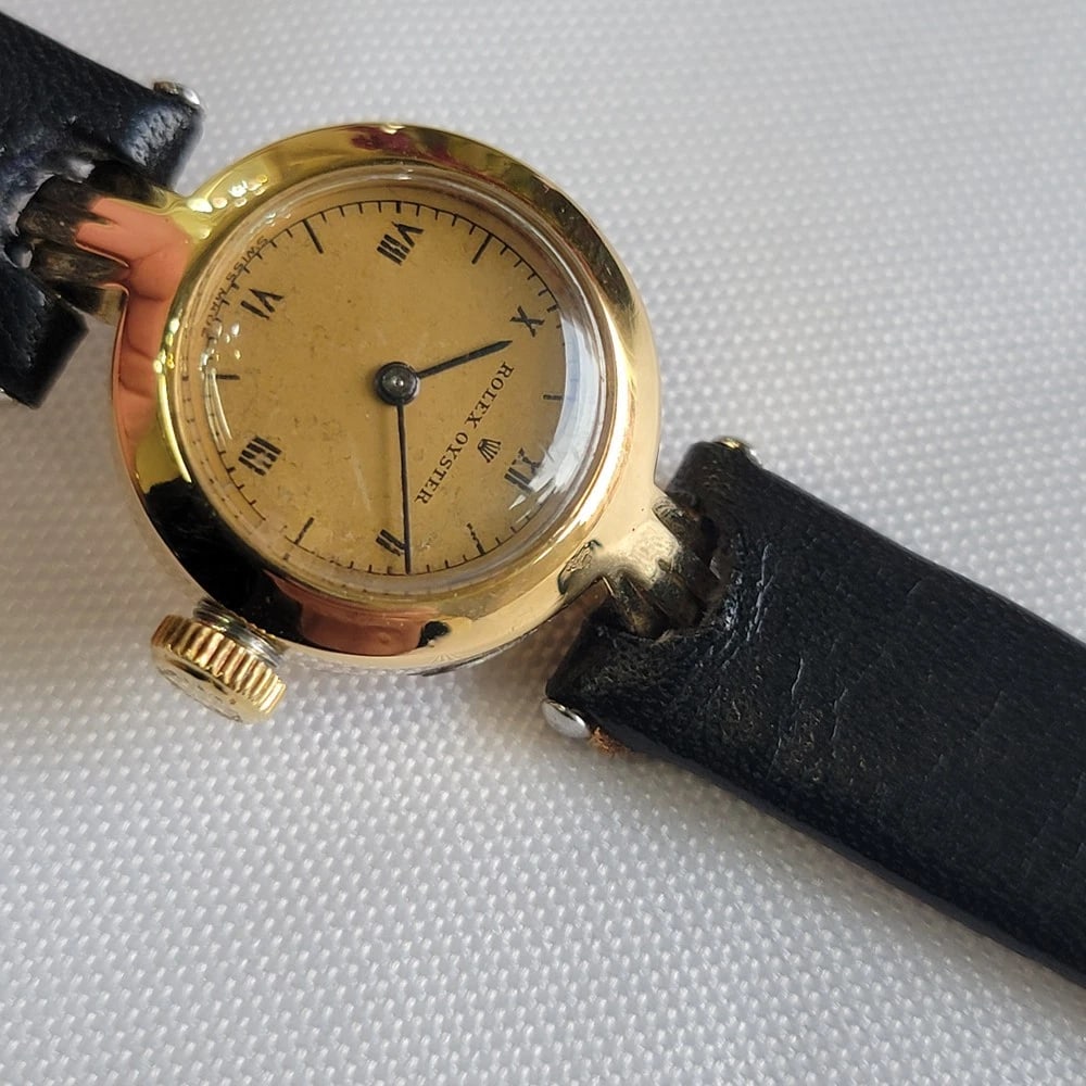 Rolex Oyster Solid 18k Gold Ladies 1930s Manual Wind Cocktail Watch RA639 - 6