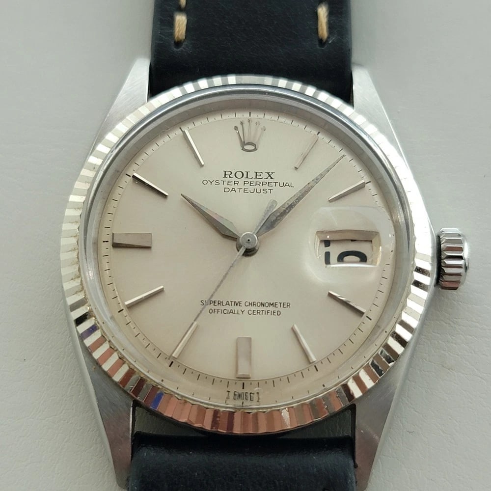 Rolex Oyster Datejust 1601 36mm 18k Gold SS Mens Vintage 1960s Automatic RA619 - 3