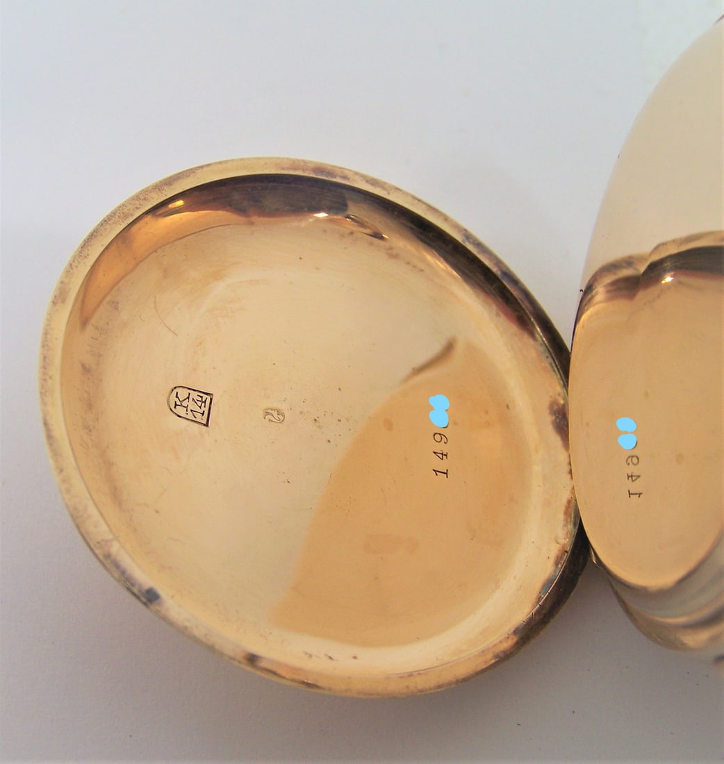 Antique 14k Rose Gold P. DUNAND Quarter REPEATER Open Face Pocket Watch* EXLNT - 9