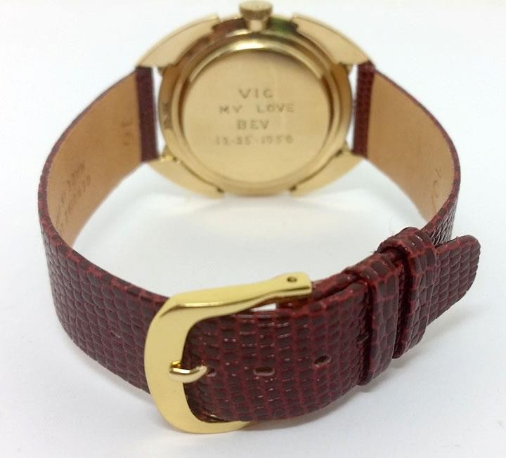 Vintage 14k LONGINES Mens Winding Watch c1956 Cal 280 BEAUTIFUL LOGS* EXLNT - 3