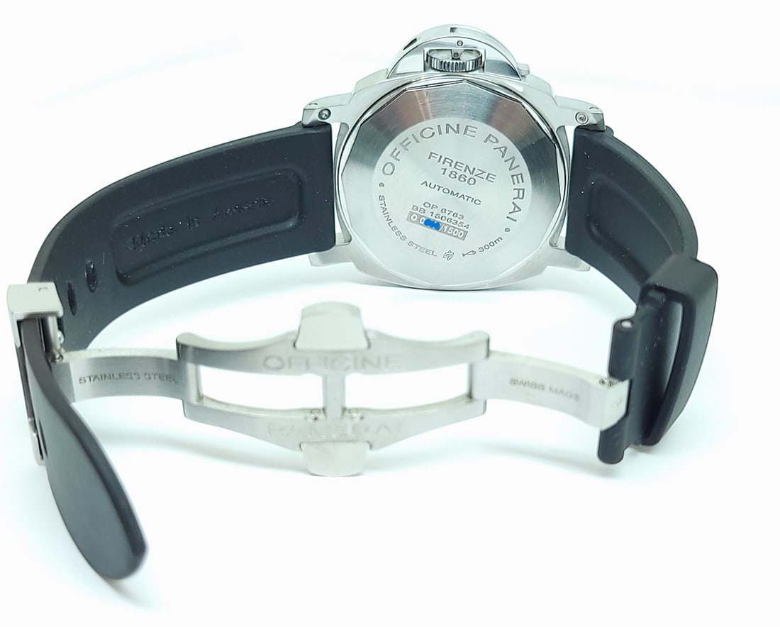 MENS PANERAI LUMINOR AUTOMATIC WATCH OP 6763 BB1506364 44 mm LIMITED - 6