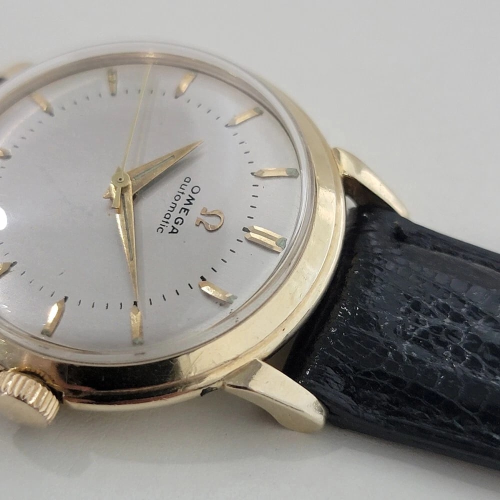 Omega Collection GX6525 34mm 14k Solid Gold Mens Automatic 1950s Vintage RA579 - 6