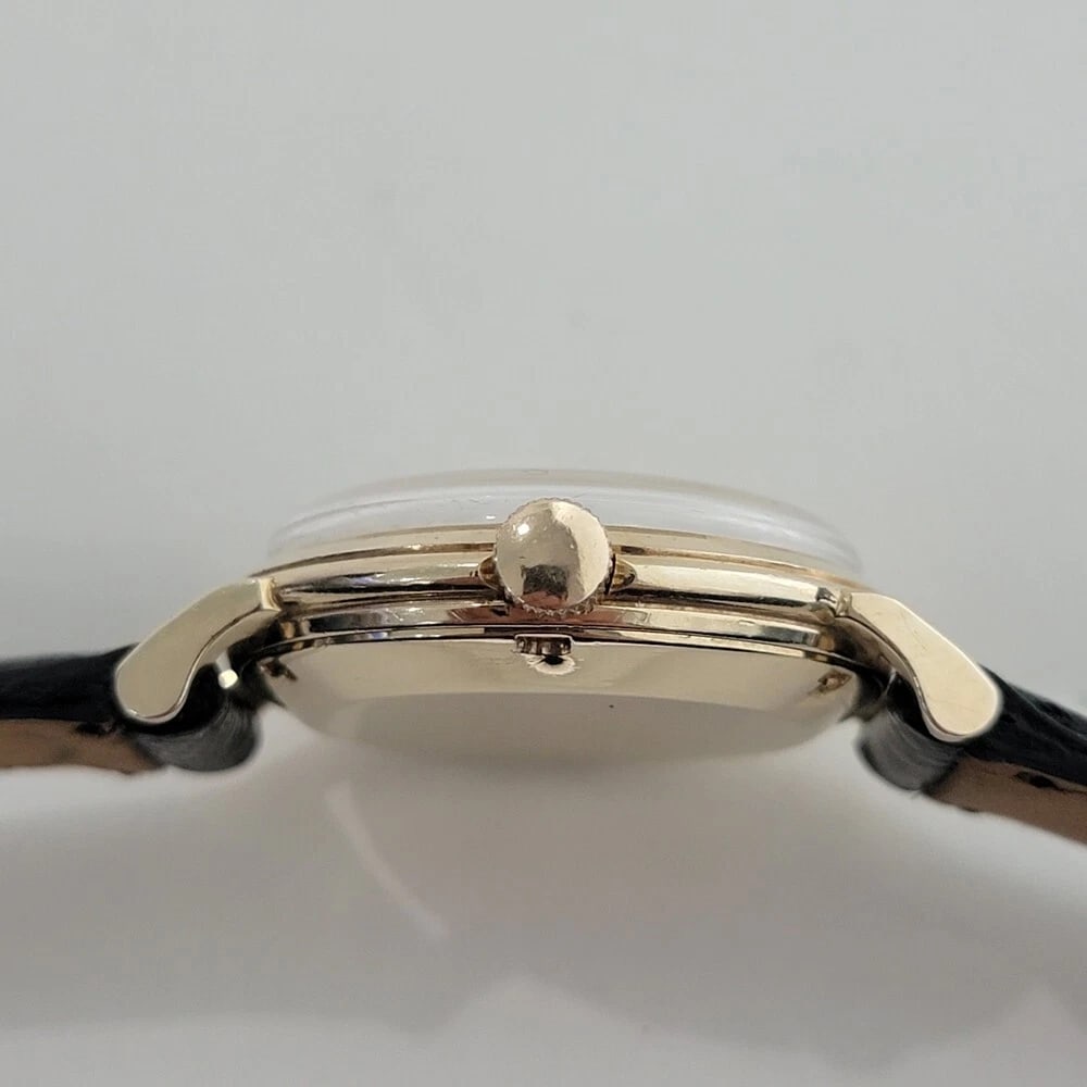 Omega Collection GX6525 34mm 14k Solid Gold Mens Automatic 1950s Vintage RA579 - 9