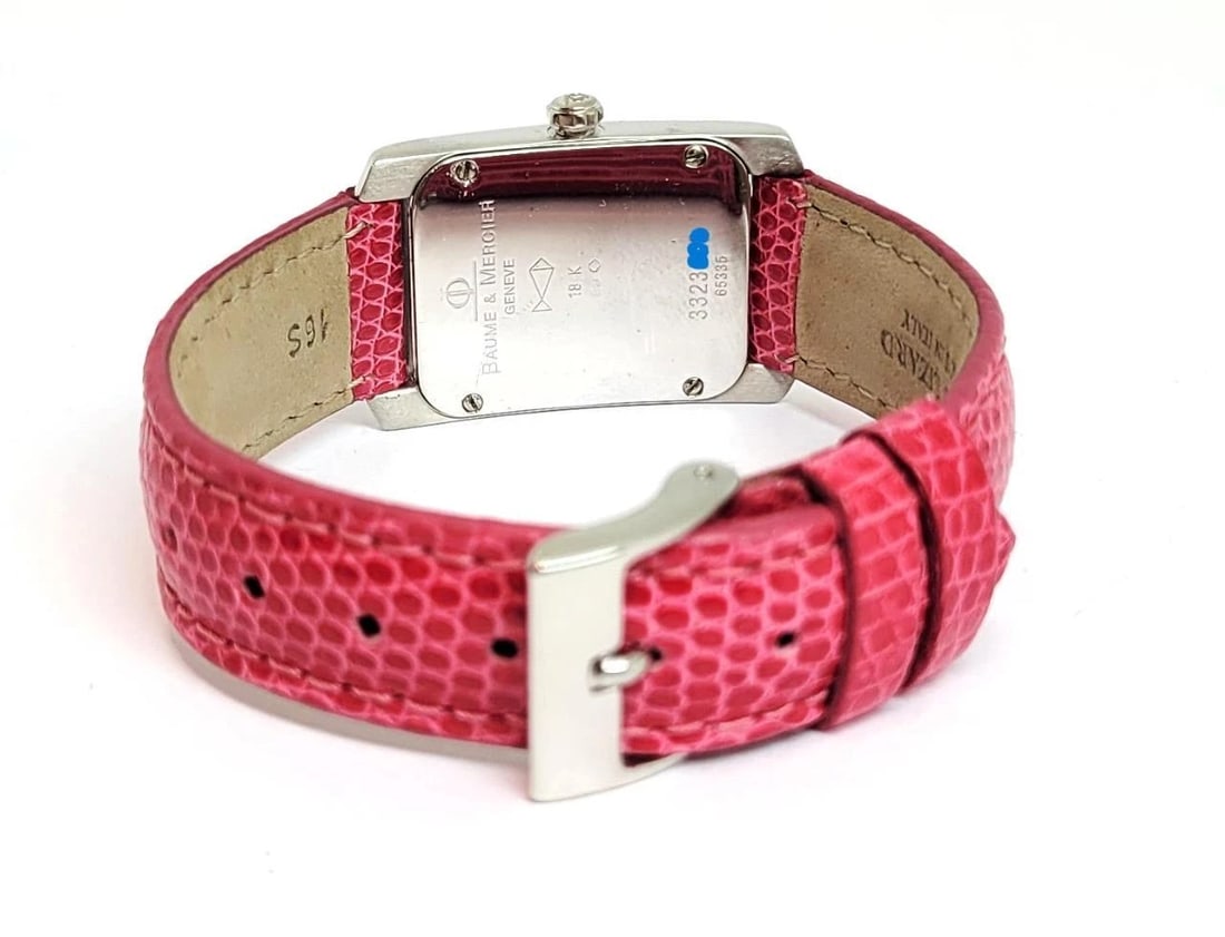 Solid 18k White BAUME & MERCIER Ladies Watch 65335 with 1ct Diamonds FVS1* EXLNT - 6