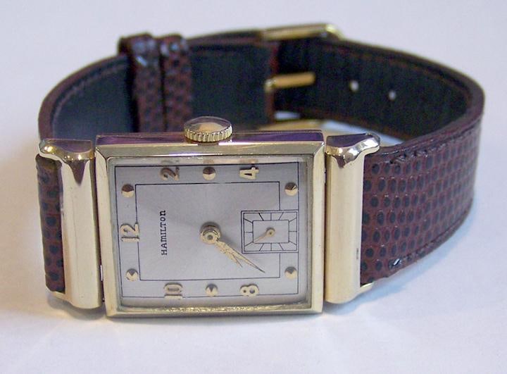 Vintage 14k Gold HAMILTON Winding Watch 1950 Cal 982* EXLNT* SERVICED - 4