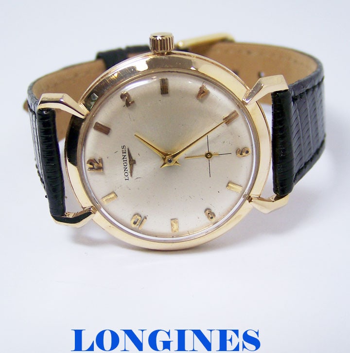 Vintage 14k LONGINES Mens Winding Watch Cal 370 1960s* EXLNT* SERVICED: Vintage 14k White LONGINES Mens Winding Watch Cal 370 1960s * EXLNT Condition* SERVICED This Men’s LONGINES watch is Swiss made Great present for vintage collectors or enthusiasts! * Solid 14k y
