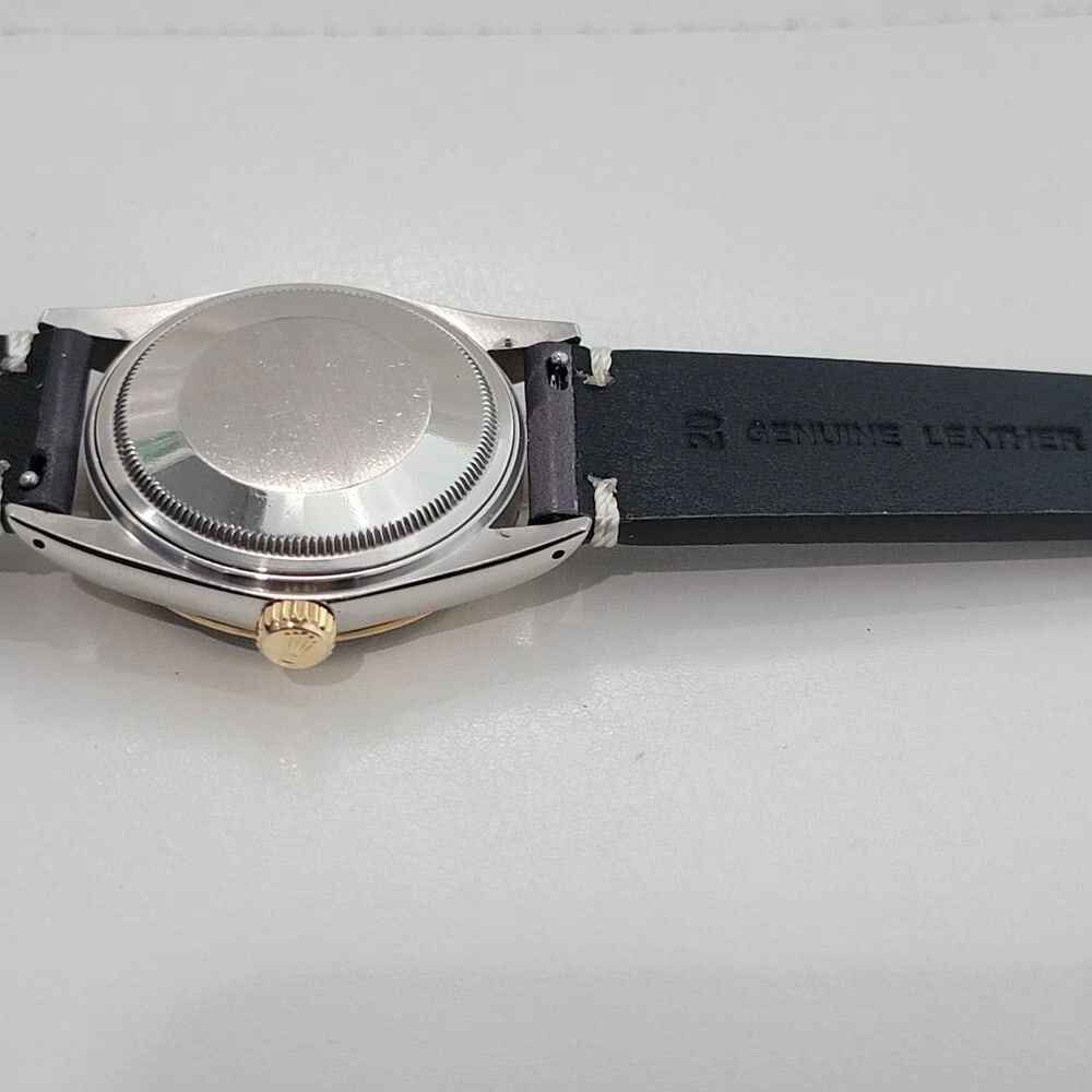 Rolex Oyster 16013 Datejust 36mm 18k SS Mens 1980s Diamond Dial Automatic RA551B - 10