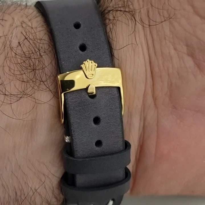 Rolex Oyster 16013 Datejust 36mm 18k SS Mens 1980s Diamond Dial Automatic RA551B - 2