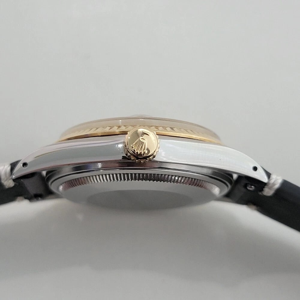 Rolex Oyster 16013 Datejust 36mm 18k SS Mens 1980s Diamond Dial Automatic RA551B - 9