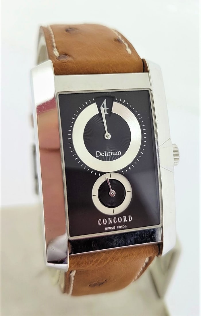 Solid & Heavy 18k White Gold Mens CONCORD DELIRIUM-La Nuit Watch 60 N5 1460.1 - 2