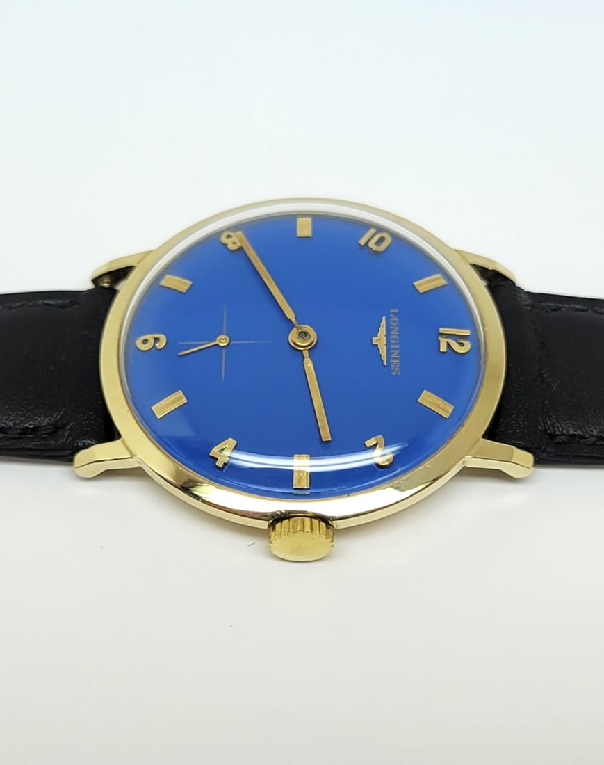 Vintage Solid 14k Yellow LONGINES Winding Watch Ref 2532-1 1960s Cal 370 EXLNT - 6