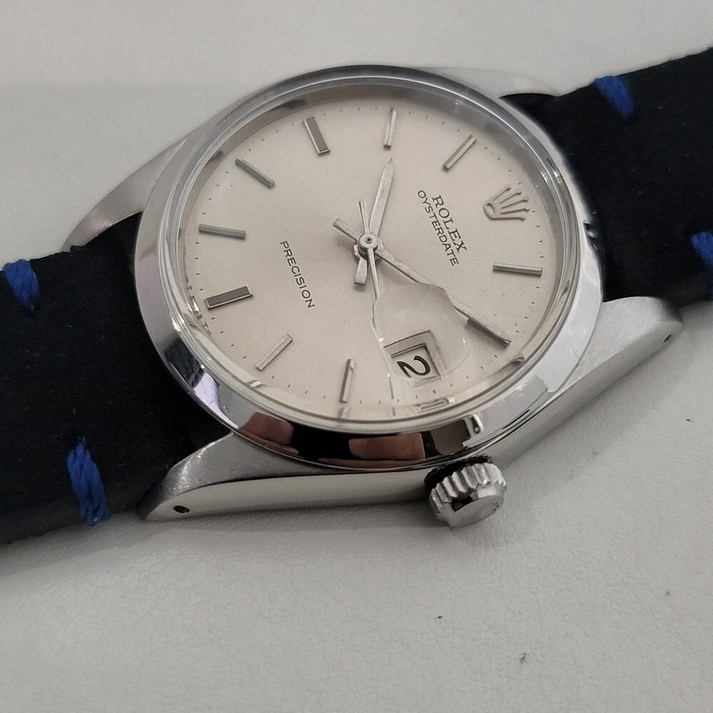 Rolex Oysterdate Precision Ref 6694 34mm Mens Manual Wind 1960s Vintage RA562B - 5
