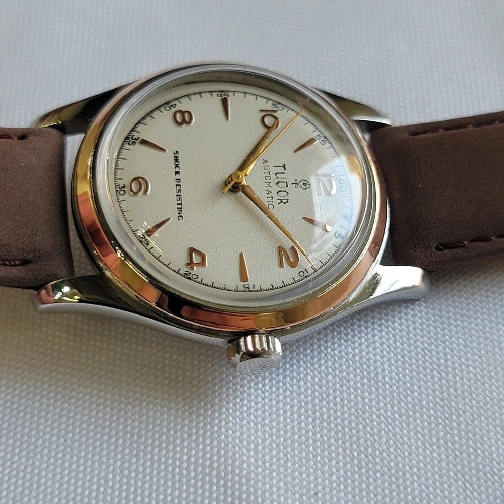 Tudor Ref 951 Rose Gold Bezel 34mm 1950s Mens Vintage Bumper Automatic RA645 - 6