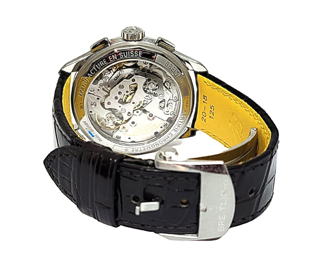 Mens BREITLING PREMIERE B09 Chronograph Winding Watch Ref AB0930* MINT - 4