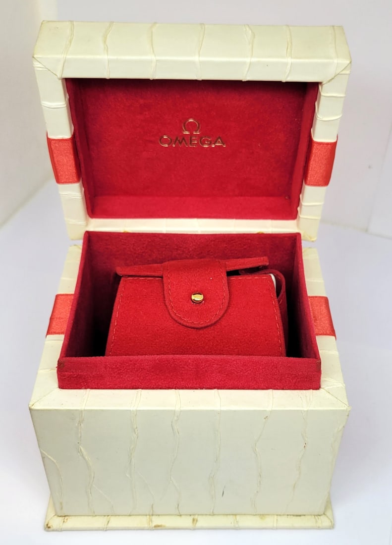 Vintage 14k White OMEGA Winding Ladies Watch With 3.6 ct Natural Diamonds* EXLNT - 14