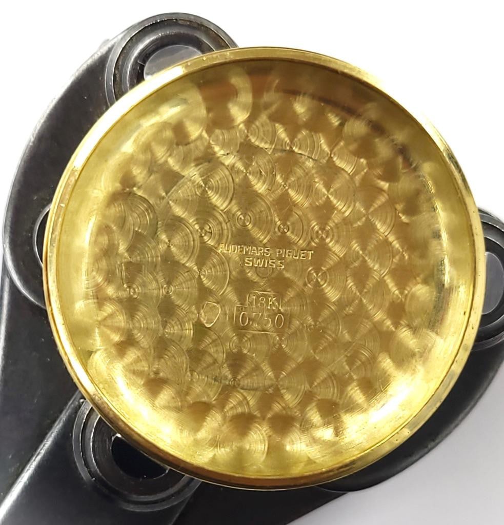 Vintage 18k Gold AUDEMARS PIGUET Mens Automatic Watch c.1960 Cal K2071 RARE - 16