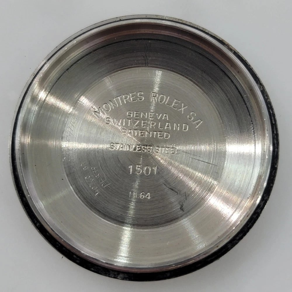 Rolex Oyster Perpetual Date Ref 1501 35MM 1960s Mens Automatic Vintage RA568B - 12