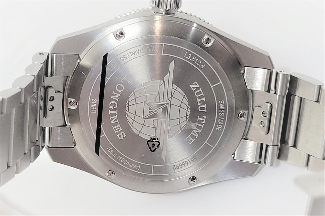 New Mens LONGINES ZULU TIME Automatic CHRONOMETER GMT Watch L3.812.4 - 4