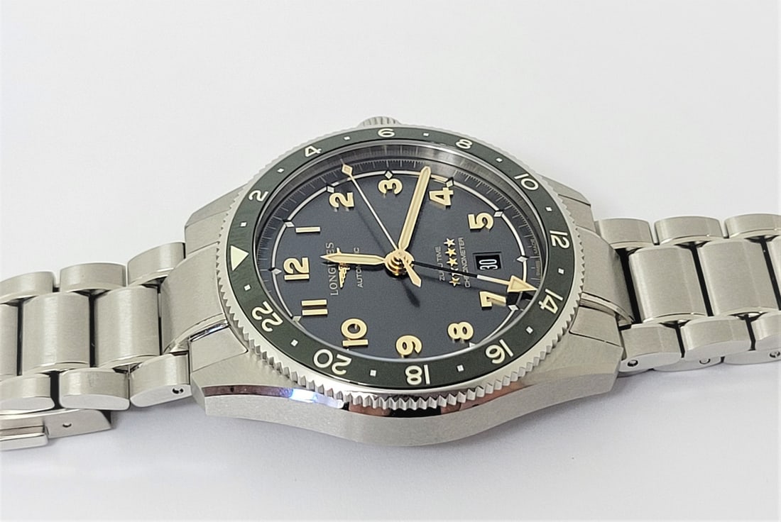 New Mens LONGINES ZULU TIME Automatic CHRONOMETER GMT Watch L3.812.4 - 8