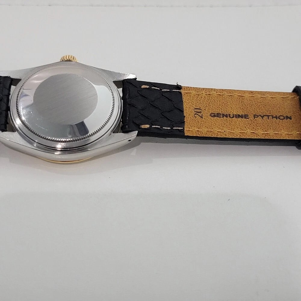 Rolex Oyster 16013 Datejust 36mm 18k SS Mens 1980s Diamond Dial Automatic RA549 - 10