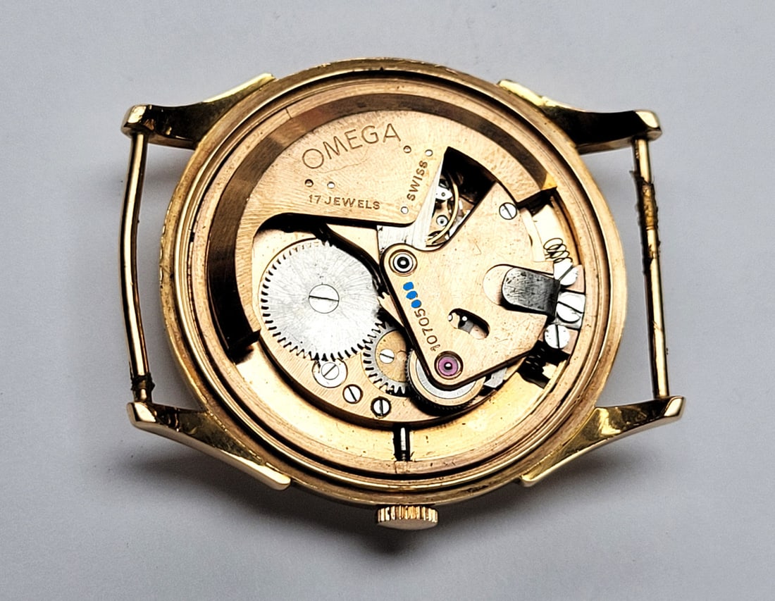 Solid 18k Rose OMEGA Men's AUTOMATIC Watch* Cal 28.10.RA.SC.PC c.1950s* EXLNT - 11