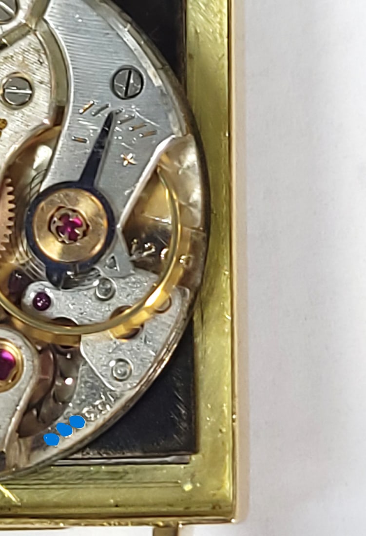 Vintage 18k Gold ROLEX Men's Square Winding Watch c.1954 SERVICED VERY RARE - 11