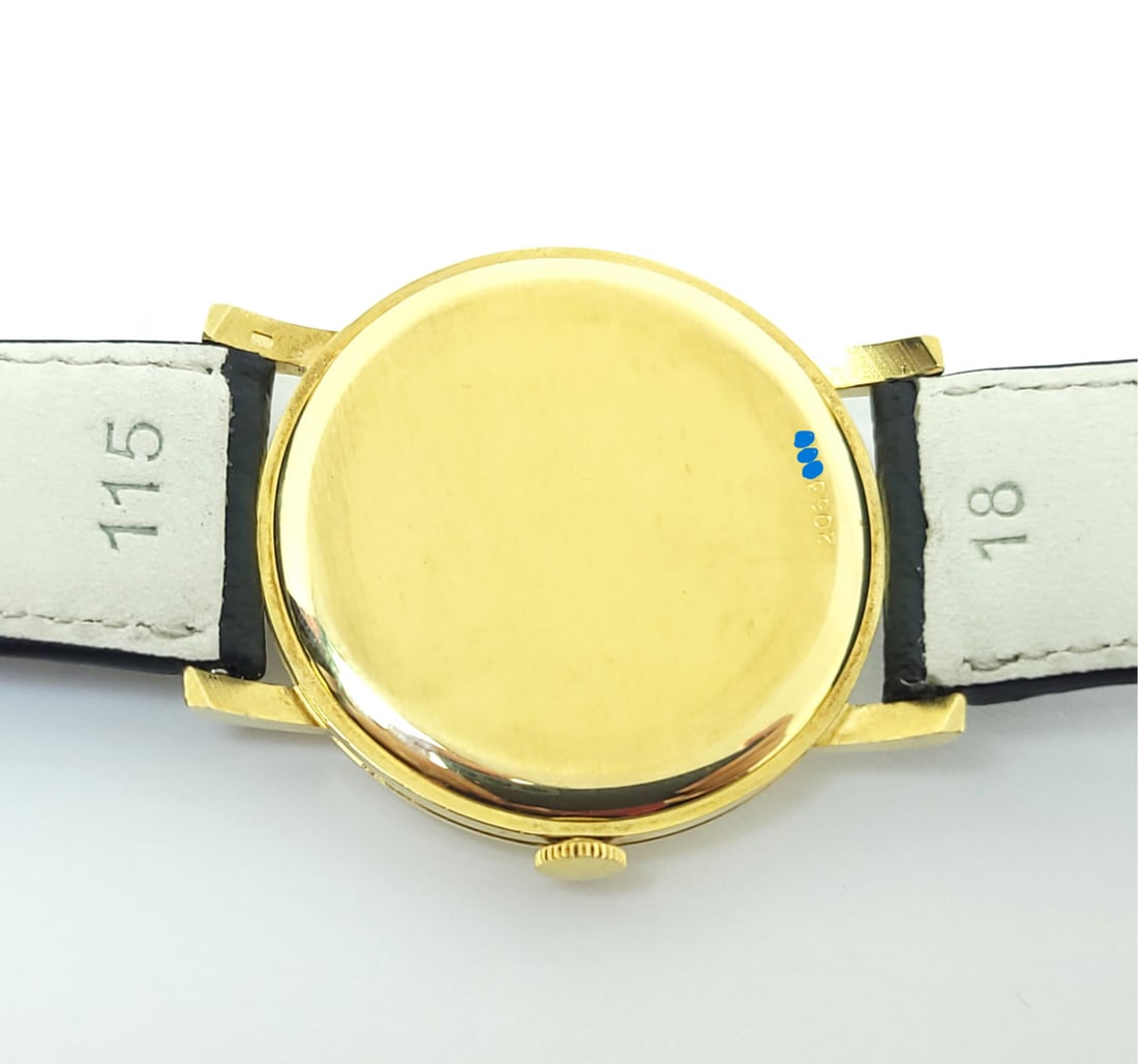 Vintage 18k IWC SHAFFHAUSEN Winding Watch 1960s Cal C402 R1405 EXLNT* SERVICED! - 9