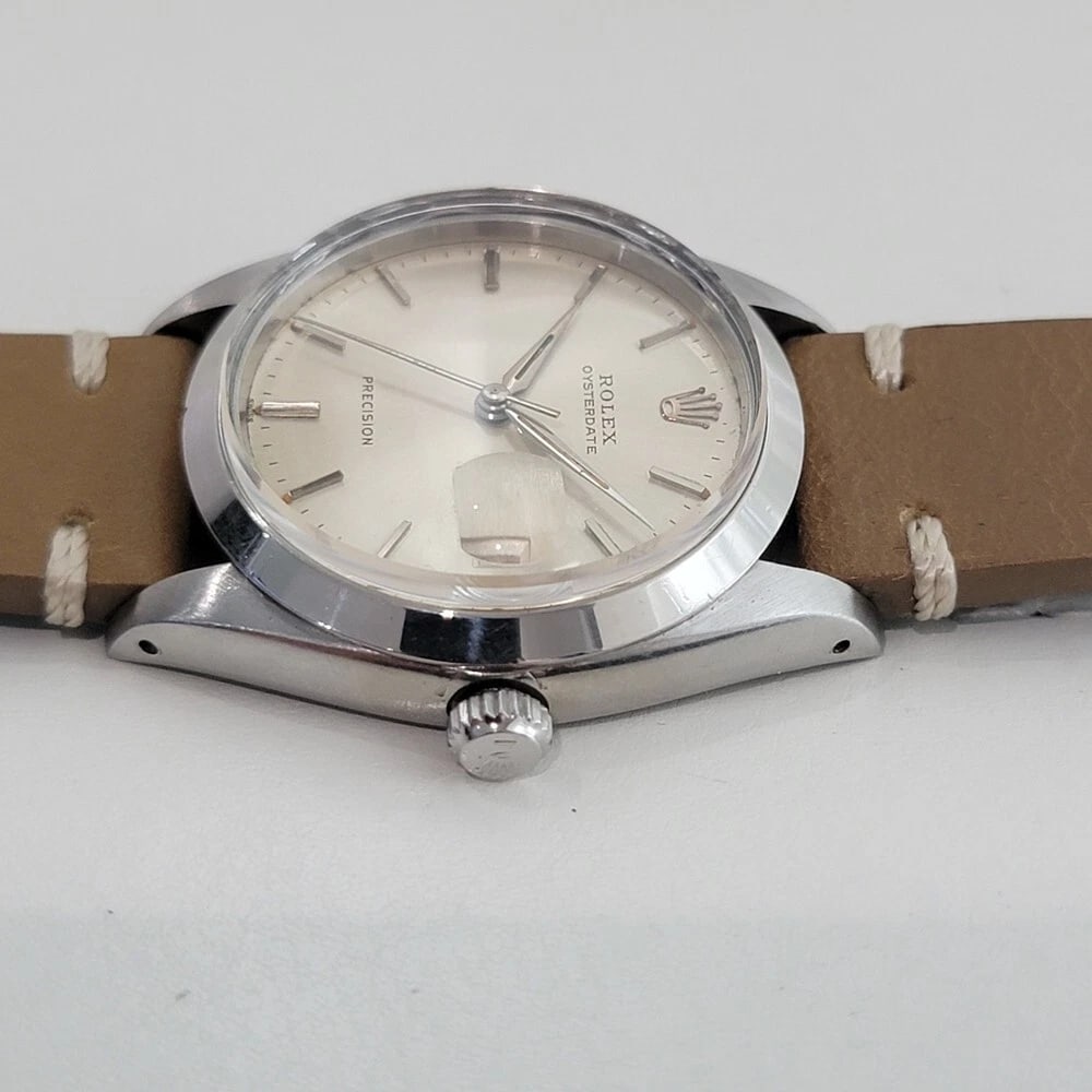 Rolex Oysterdate Precision Ref 6694 34mm Mens 1960s Manual Wind Vintage RA564B - 5