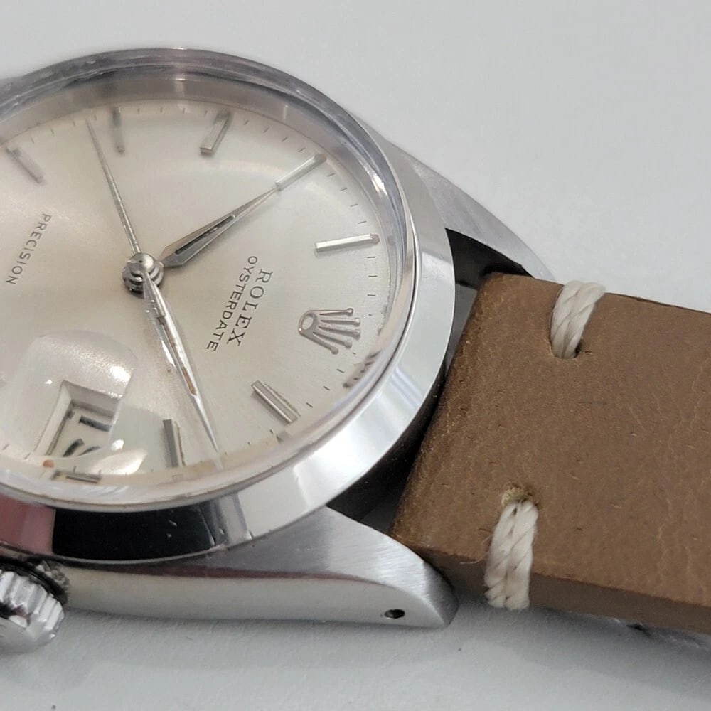 Rolex Oysterdate Precision Ref 6694 34mm Mens 1960s Manual Wind Vintage RA564B - 6