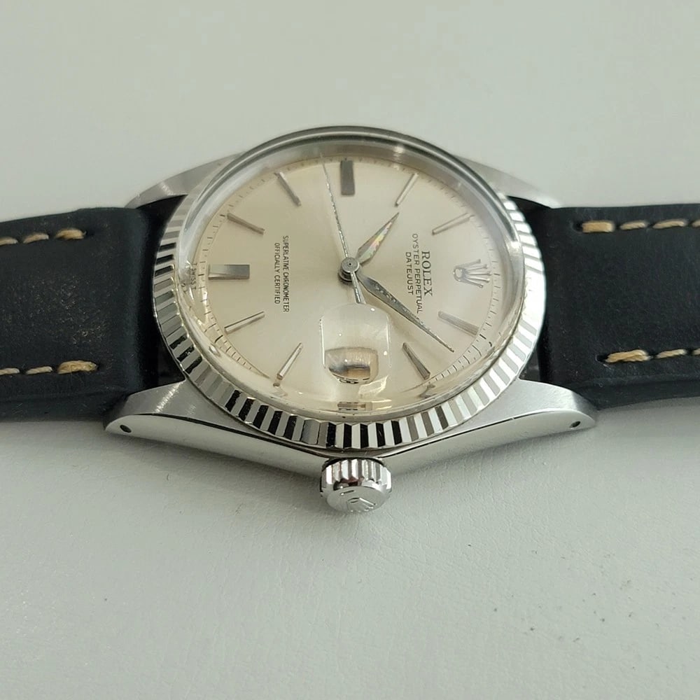 Rolex Oyster Datejust 1601 36mm 18k Gold SS 1960s Mens Vintage Automatic RA619B - 5