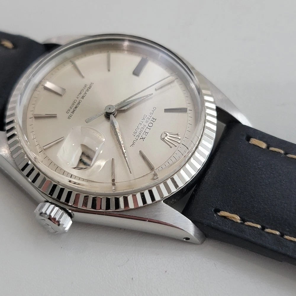 Rolex Oyster Datejust 1601 36mm 18k Gold SS 1960s Mens Vintage Automatic RA619B - 6