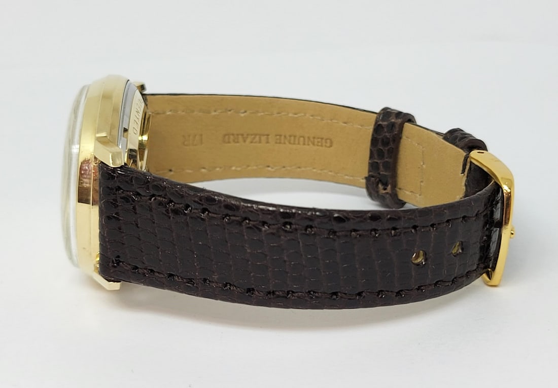 Vintage Mens Solid 14k BULOVA ACCUTRON Date Watch c.1964* EXLNT* Great Runner - 4