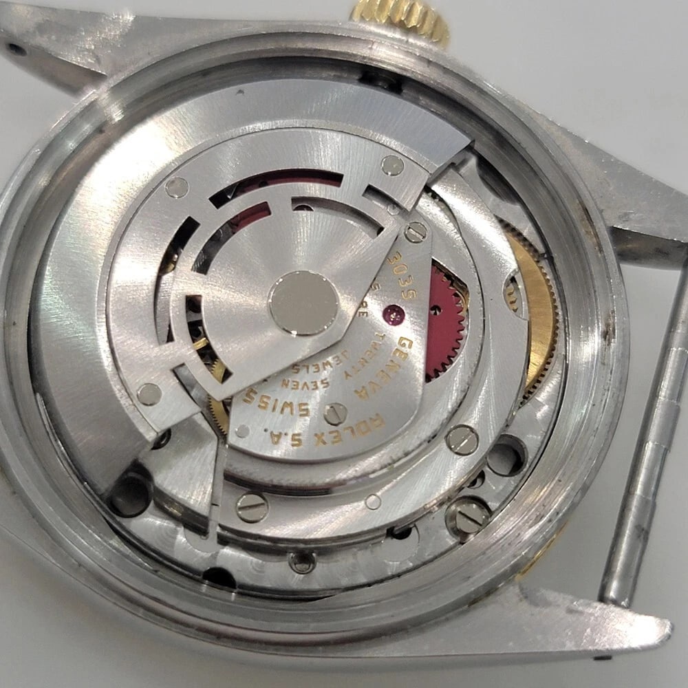 Rolex Oyster 16013 Datejust 36mm 18k SS Mens 1980s Diamond Set Automatic RA548B - 11