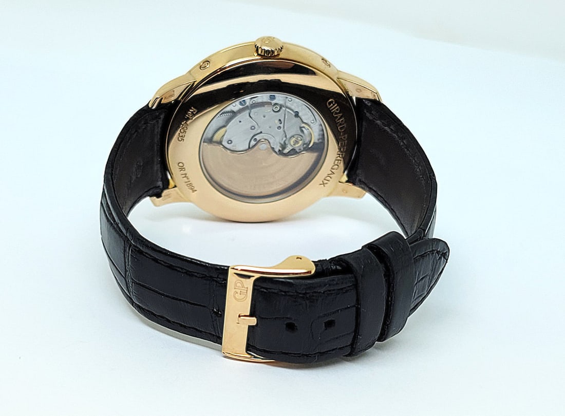 Solid 18k Rose GIRARD PERREGAUX 1966 Ref 49535 Men's Automatic Watch* EXLNT - 5