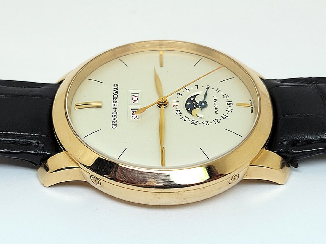 Solid 18k Rose GIRARD PERREGAUX 1966 Ref 49535 Men's Automatic Watch* EXLNT - 8