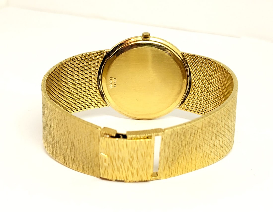 Mens Solid 18k Yellow Gold PIAGET Automatic Watch Ref 12212 Cal 12PI* EXLNT - 5