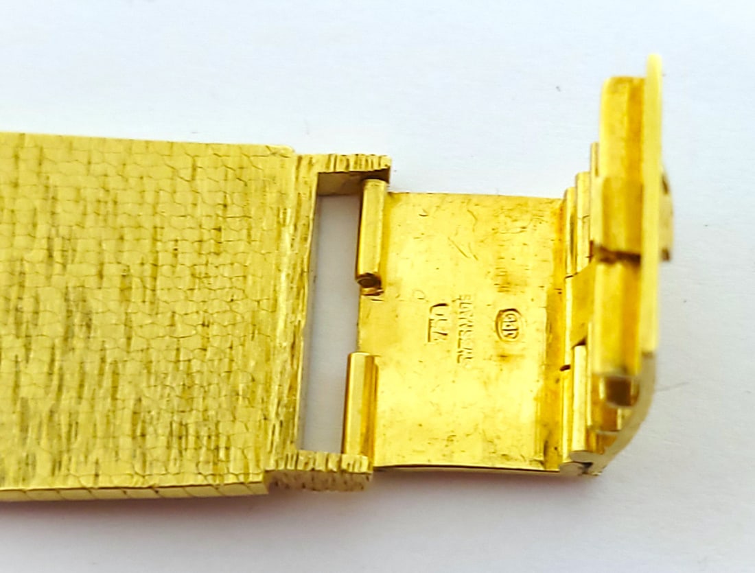 Mens Solid 18k Yellow Gold PIAGET Automatic Watch Ref 12212 Cal 12PI* EXLNT - 8