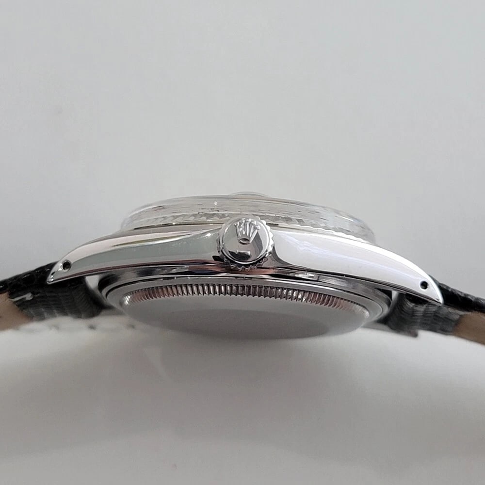 Mens Rolex Oyster Datejust 16014 1970s 36mm 18k White Gold SS Automatic RA520B - 9