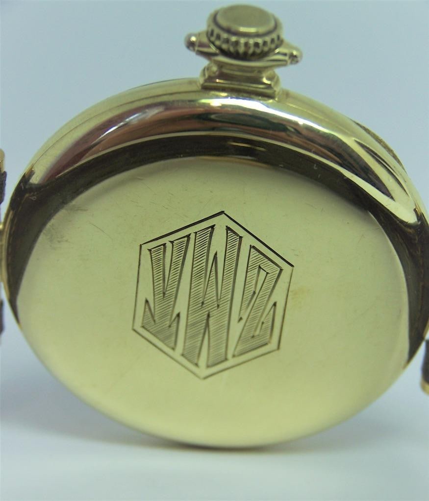 Vintage 14K HAMILTON Pocket Watch Transferred to Wrist Watch CAl 912* Serviced - 6