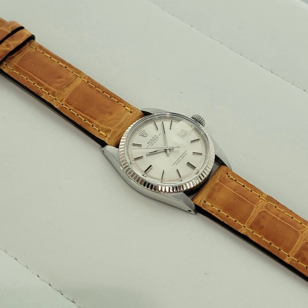 Rolex Oyster Datejust 1601 36mm 18k Gold SS 1960s Mens Automatic Vintage RA560B - 7