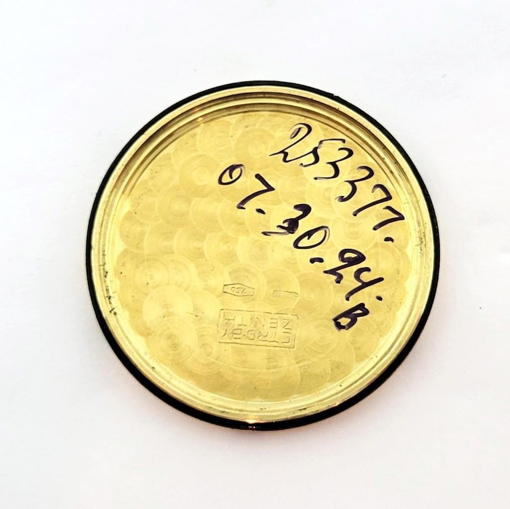 Mens Solid & Heavy 18k ZENITH EL PREMERO Chronograph Watch 06-0050-400* EXLNT - 9