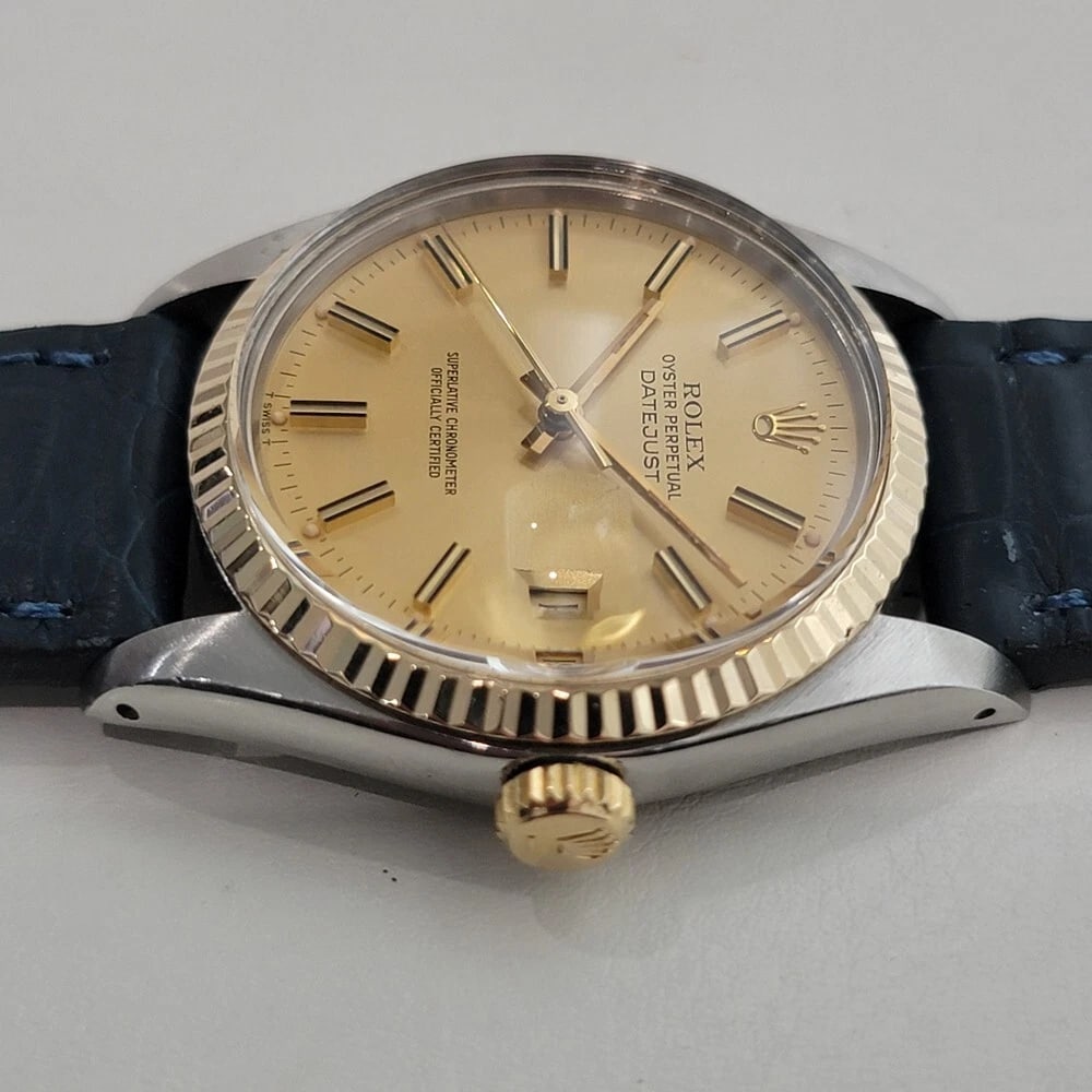 Rolex Oyster Datejust Ref 16013 Mens 36mm 18k SS 1970s Automatic Swiss RA558 - 5