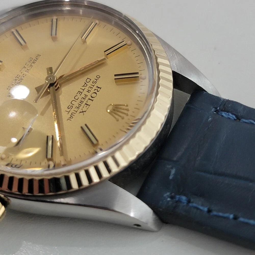 Rolex Oyster Datejust Ref 16013 Mens 36mm 18k SS 1970s Automatic Swiss RA558 - 6