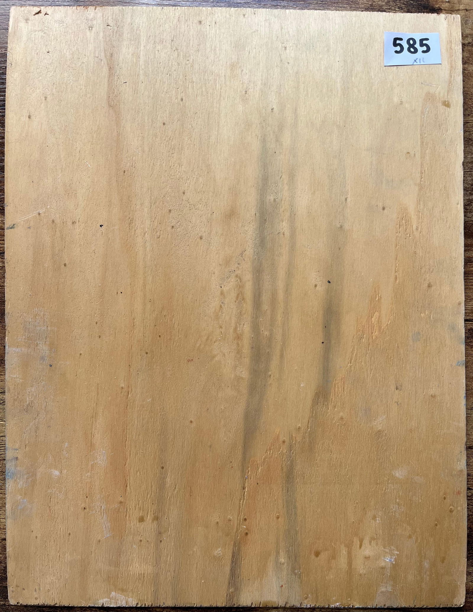 Bernadette Kelly; Modern French Oil Painting Seated Figure in a Red and Blue Interior Scene - 10