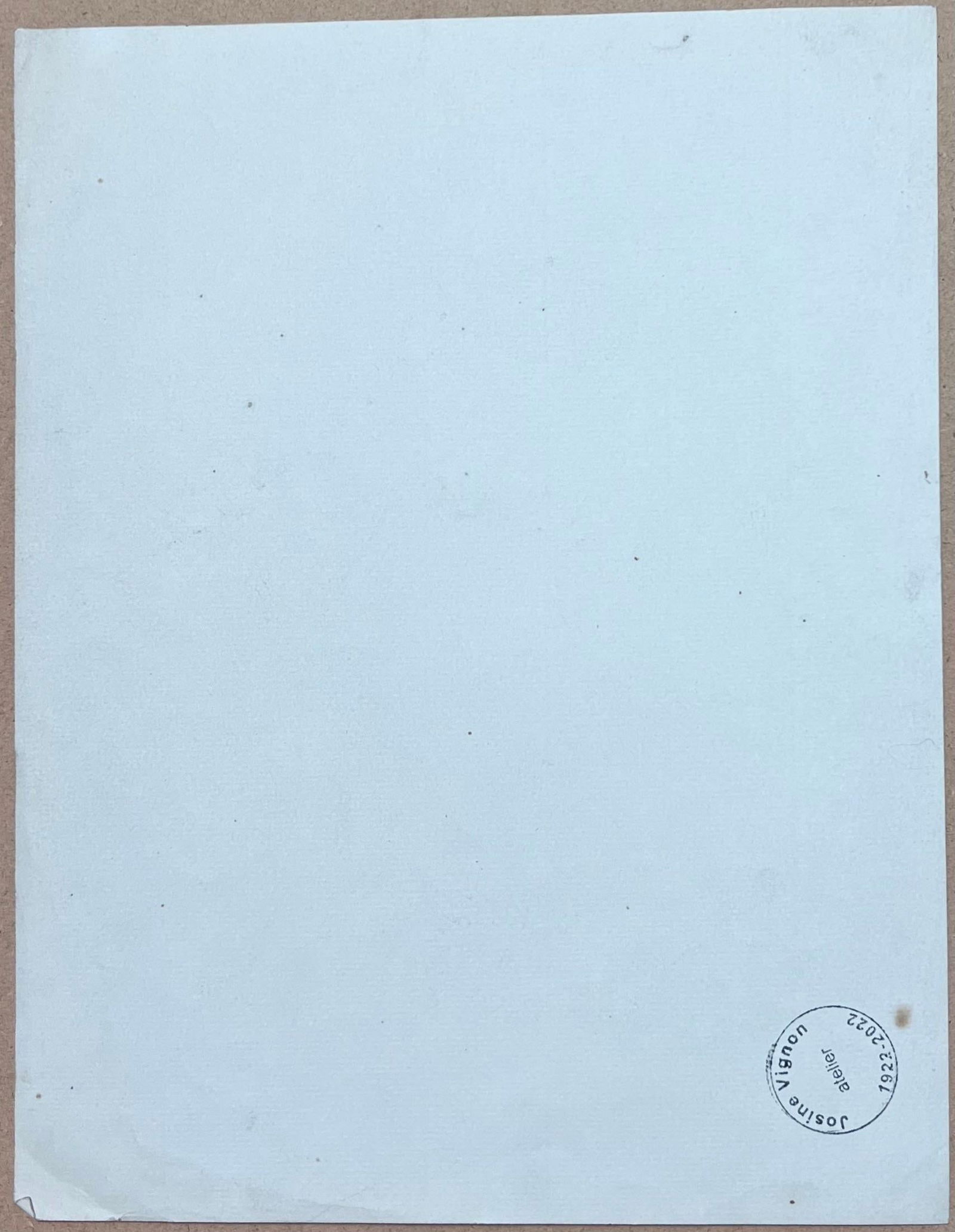 Josine Vignon; Mid Century French Pencil Study Portrait Profile of an Expressive Woman, 1942 - 7