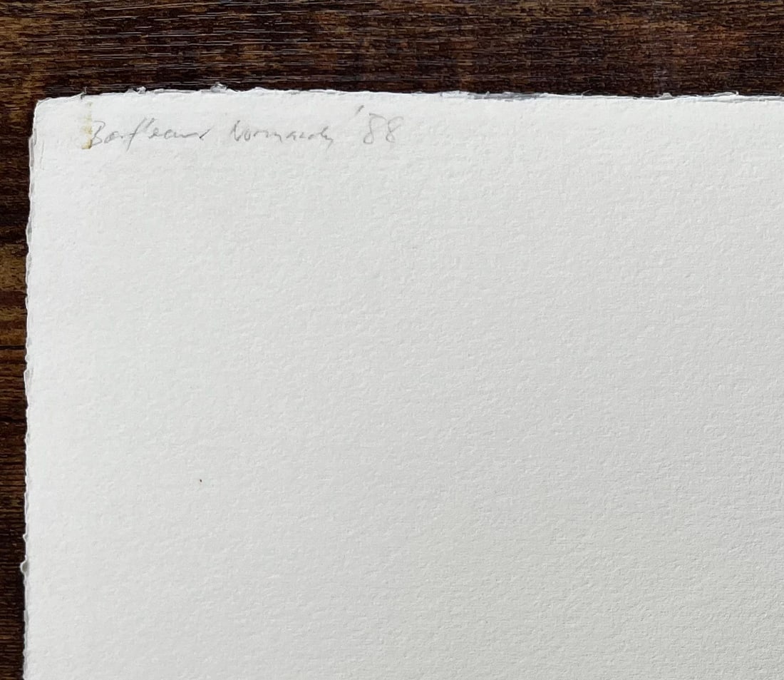 Anthony Herbert; Barfleur Normandy Harbour Scene With Fishing Nets 1988 Watercolour, 1988 - 2