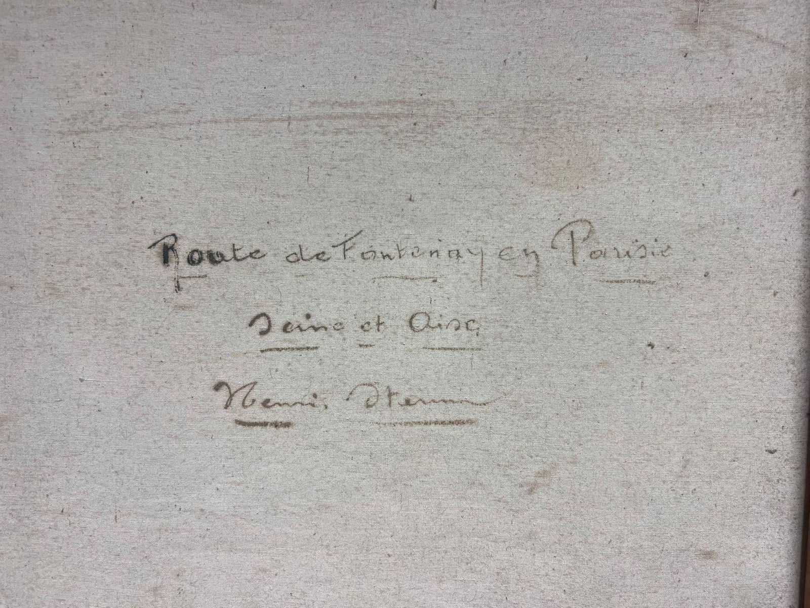 Henri Stenn; French Impressionist Signed Oil Winter Village Scene Snow-Covered Landscape - 11