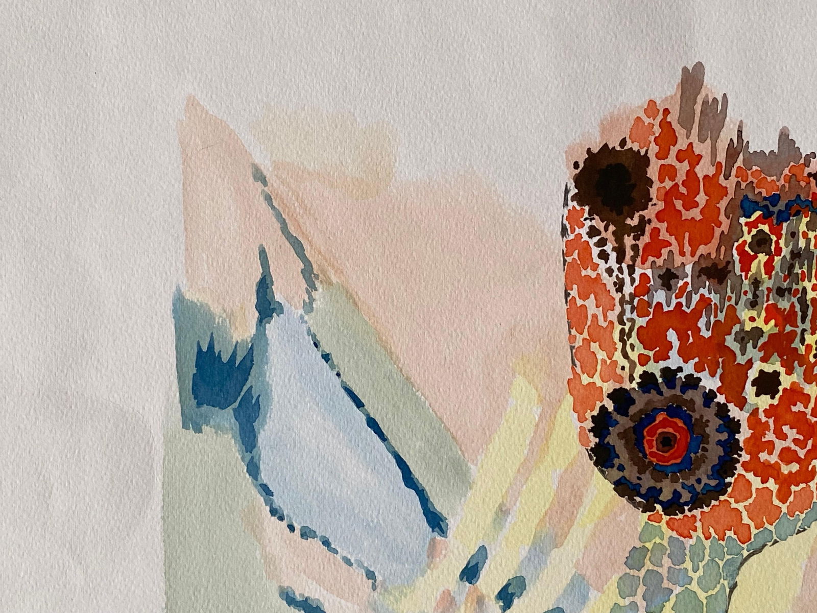 1940's Post Impressionist Artist Abstract Design Artwork, circa 1940s - 5